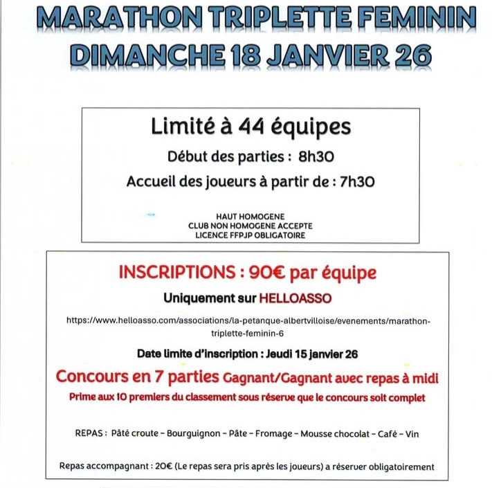 Marathon féminin 2026