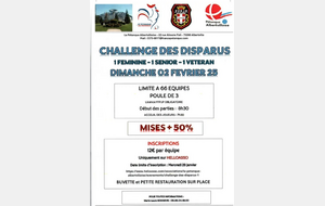 Challenge des disparus