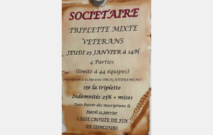 Sociétaire triplette mixte