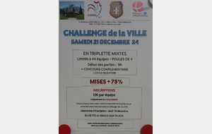 Challenge de la Ville&quot; COMPLET &quot;