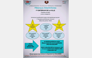 1er CRITERIUM DE LA VILLE