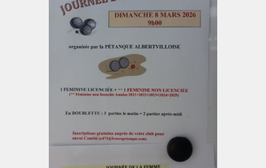 Journée de la femme 8 mars 2026