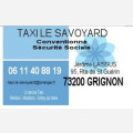 TAXI LE SAVOYARD