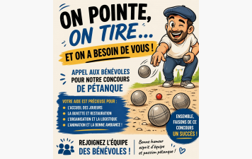 APPEL AUX BÉNÉVOLES