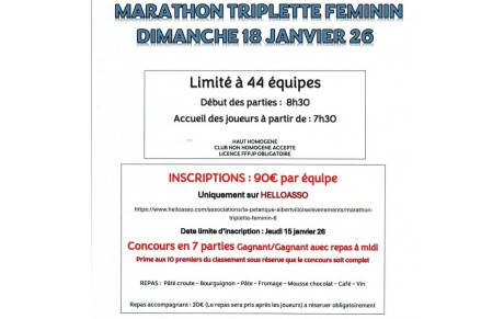 Marathon féminin 2026