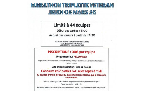 Marathon mixte vétérans